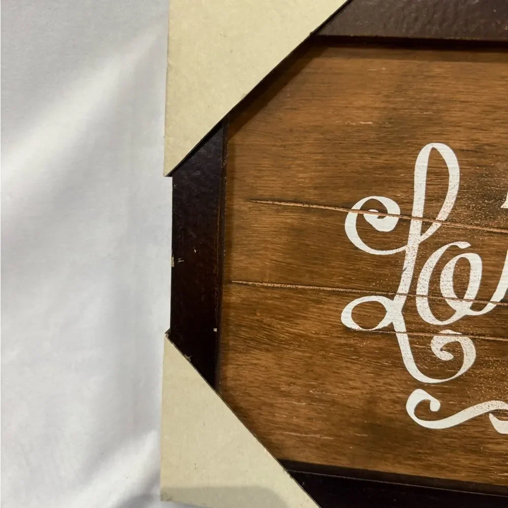 A True Love Story never ends wall decor sign NEW